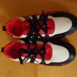 COPY - MENS KENDALL TRUE RELIGION SNEAKERS SIZE 10 RED BLK N WHITE